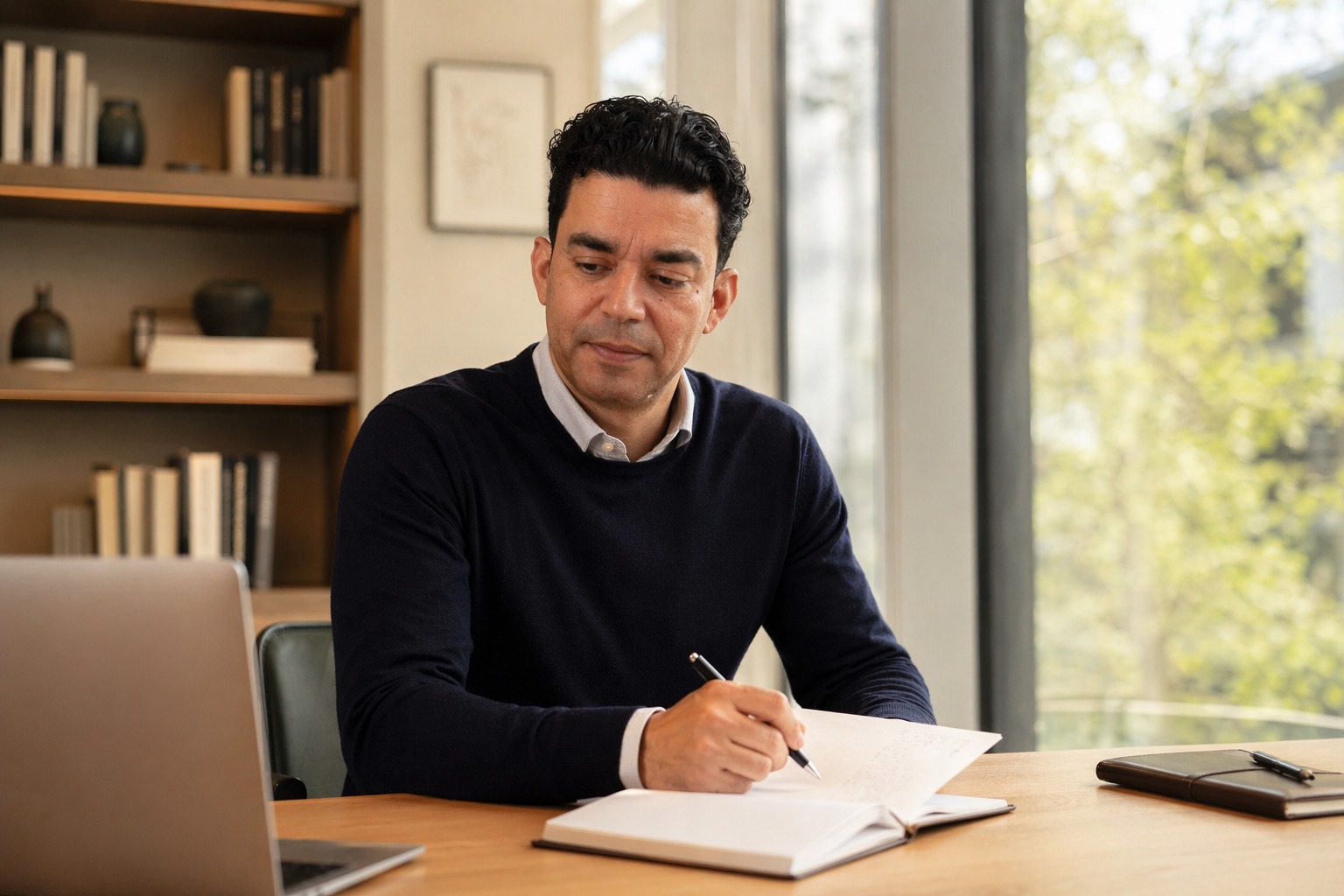 René Simoons aan het werk